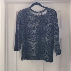 3/4 sleeve knit top-not just a t-shirt